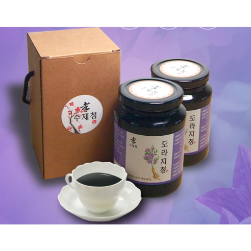 전수받은 그대로의 전통 방식 수제 도라지청(약도라지) 580g, 1개