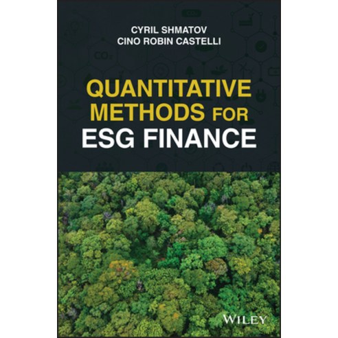 (영문도서) Quantitative Methods for Esg Finance Hardcover, Wiley, English, 9781119903802