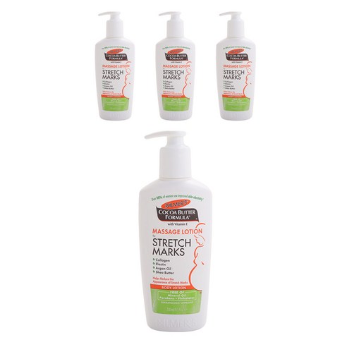 파머스 코코아 버터 포뮬러 마사지 로션 임산부 바디케어, 250ml, 4개