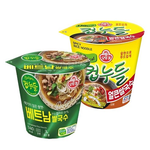 다양한 맛의 즐거움이 담긴 편리하고 실속적인 오뚜기 컵라면 믹스세트