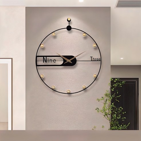 스타일과 기능을 겸비한 Luofu 무소음 벽시계