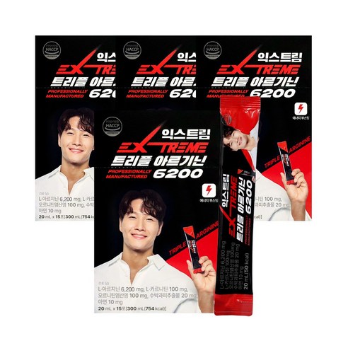 익스트림 트리플 아르기닌 6200mg, 300ml, 4개