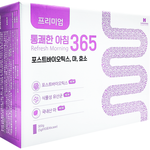 통쾌삼 통쾌한 아침 365, 6박스, 80g