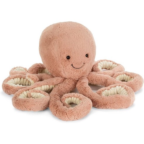 JELLYCAT 젤리캣 문어 Odell Octopus 애착 인형 - M 사이즈, Medium - 12, M - 12