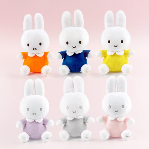 누리토이즈 미피 인형 30cm 6종 중 1개, 그레이 논브루너컬러 미피 누리토이즈 미피 인형 30cm 6종 중 1개, 그레이 논브루너컬러 미피