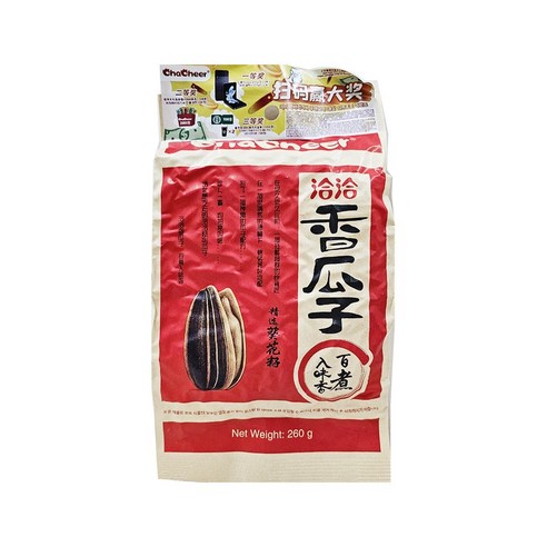 챠챠 오향맛 해바라기씨 260g, 2개