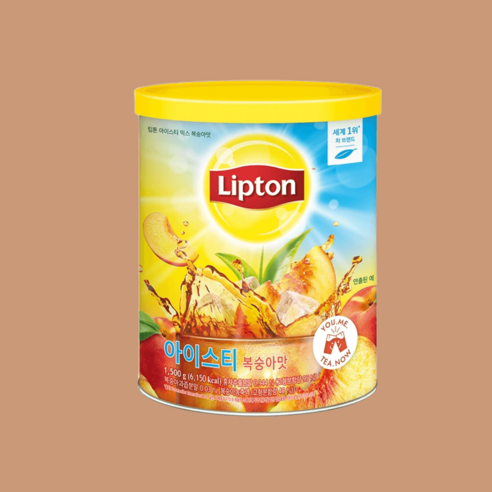 유니레버 립톤 아이스티 복숭아맛 1.5kg 대용량 8개