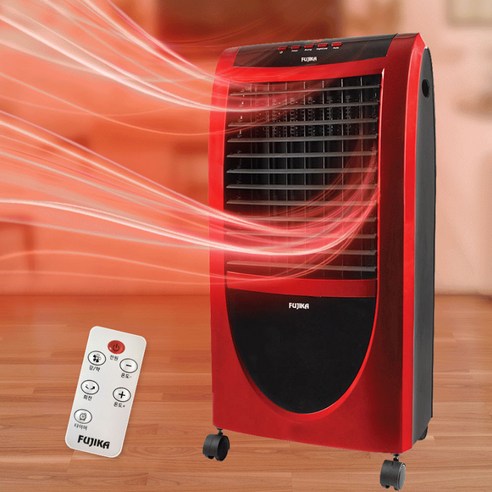 후지카 사무실온풍기 가정용온풍기 업소용온풍기 전기난로 전기스토브 난방기 전기히터 터보 절전형 2024년형, 레드(FU-4730)