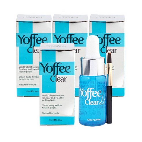 요피클리어 13ml(3+1추가증정)+단독사은품(금액별) 손발톱 손상관리, 4개입, 13ml
