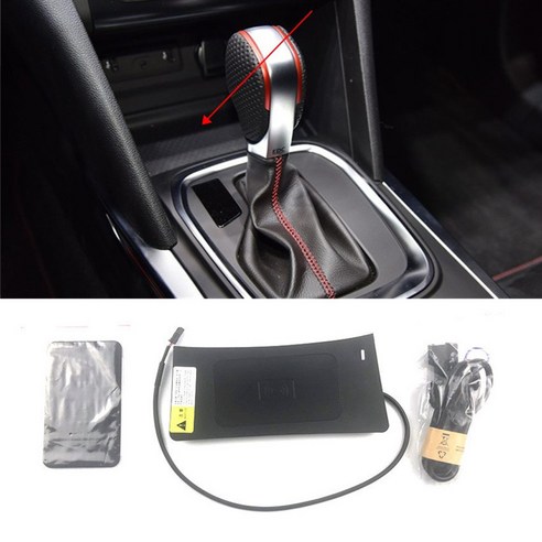 shruikong 1 세트 15W 빠른 자동차 QI 무선 충전기 충전 전화 홀더 적용 가능 2016-2020 Renault Megane 5 MK5, style
