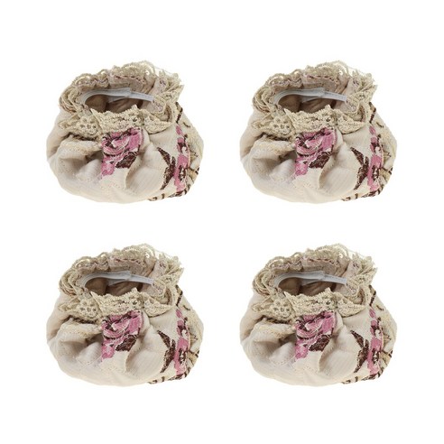 의자 다리 커버 양말 바닥 보호대 소음 방지 가구 테이블 피트 패드 4pcs 7.5x8cm, 유형 1