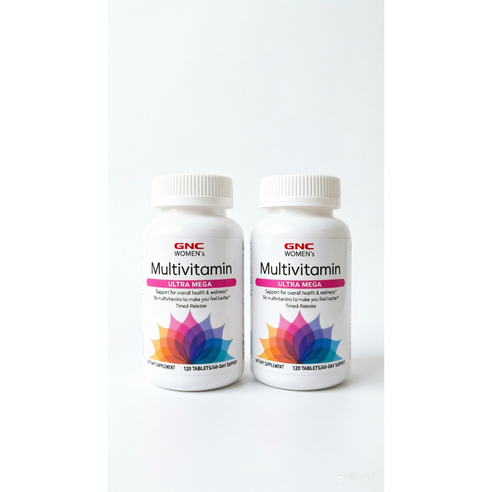 GNC 여성 울트라 메가 종합비타민 / GNC Women's Ultra Mega Multivitamin 120 Tablets Timed-Release