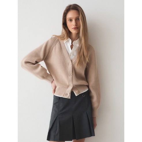 후아유 OLDMONEY V-NECK 가디건 카디건 WHCKE1222F 229589