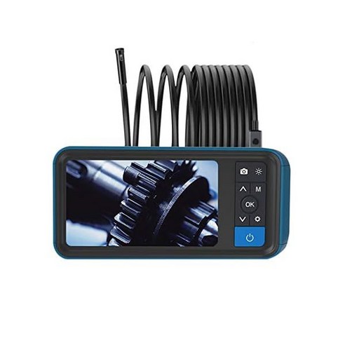 CHUNYU Pipe Sewer Inspection Camera 8MM Dual Lens 1080P Industrial Endoscope 4 5” Screen Waterproof