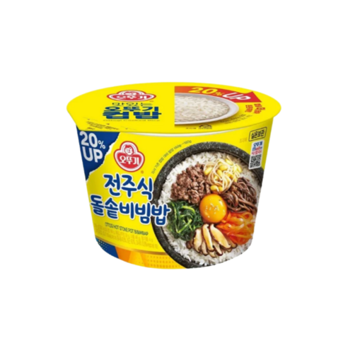오뚜기 컵밥 증량 전주식돌솥비빔밥, 269g, 1개