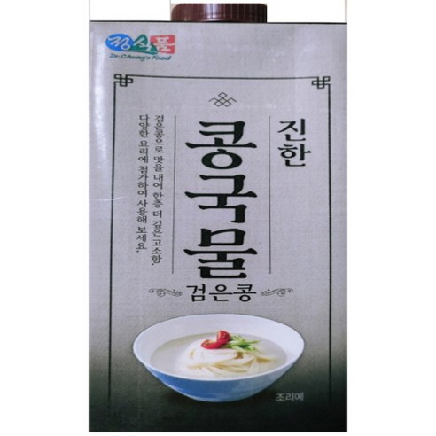 정식품 진한 콩국물 검은콩, 950ml, 12개