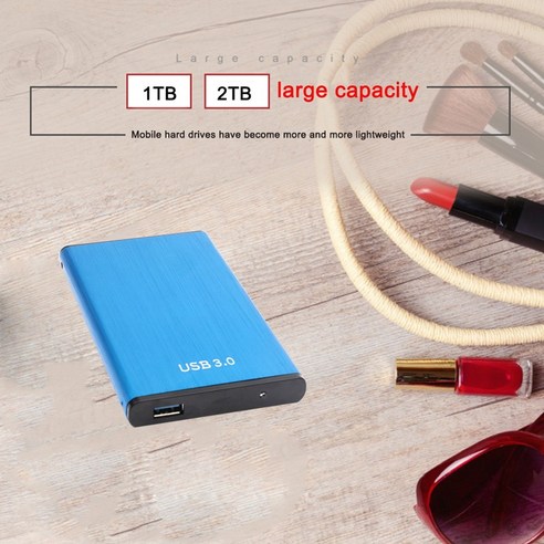 Lopbinte 휴대용 외장 HDD 하드 드라이브 USB3.0 모바일 드라이브(160G), 163840MB, 1