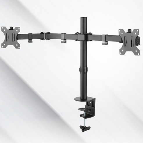듀얼 모니터 2대 거치대 책상 고정 13 32인치 가로 더블 모니터암, EZ M2-C200, 1개