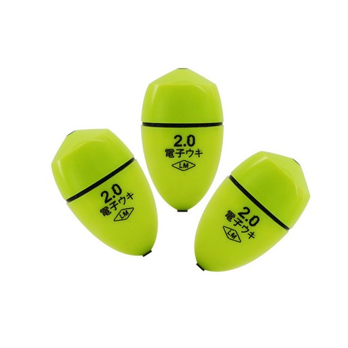 바다낚시 전자구멍찌 3개, 1.0, 형광3개