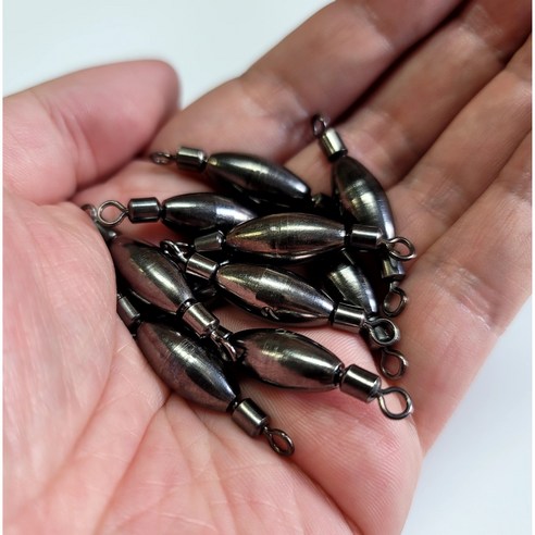 CFX 회전 봉돌 도래추 양도래추 니켈, 10개