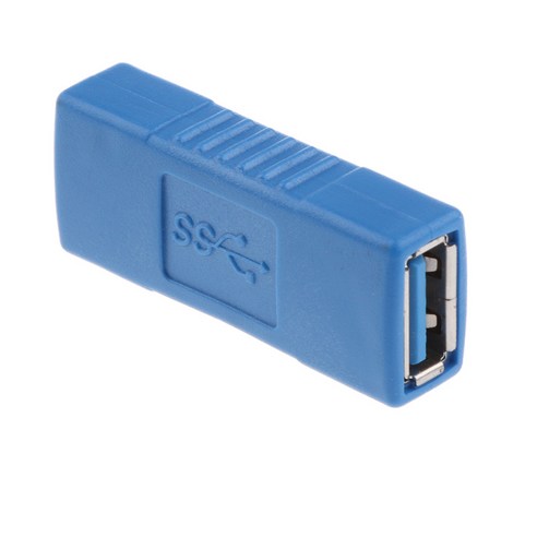 유형 A 암-암 USB 3.0 어댑터 커플러 체인저 커넥터, 블루, {"사이즈":"설명"}, {"수건소재":"설명"}