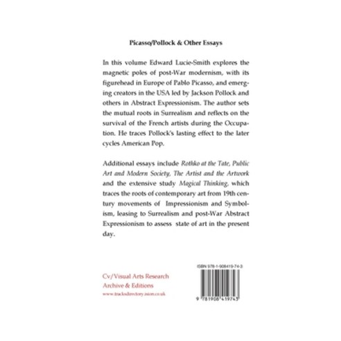 (영문도서) Picasso/Pollock: The European Vanguard Versus American Modernism Hardcover, CV Publications, English, 9781908419743