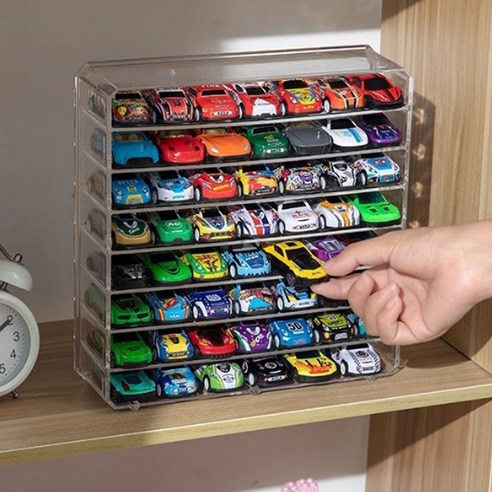 나만의 작은 세상을 담는 투명한 액자: 토미카 진열장으로 미니카 컬렉션을 빛내다 미니카정리대