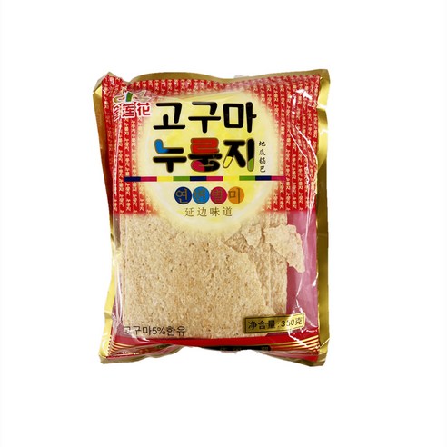 홍홍 중국식품 고구마누룽지 간식 누룽지과자 누룽지칩 연변누룽지 신까다, 350g, 1개