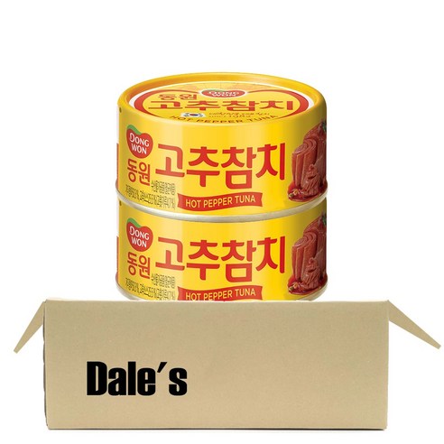 동원 고추 참치, 90g, 4개