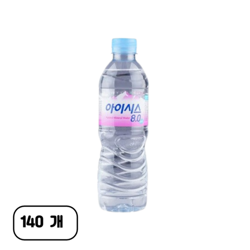 아이시스 8.0 생수, 500ml, 140개