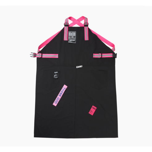 스타일리시한 미용 앞치마의 완성