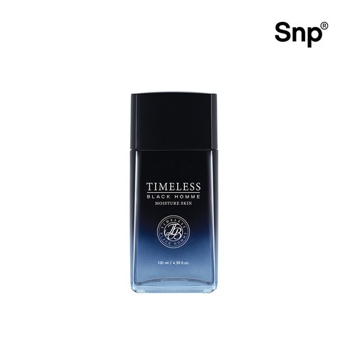 SNP 타임리스 블랙 옴므 모이스처 스킨 130ml, 1개