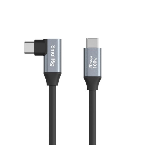 스몰리그 USB-C to USB-C Right Angle 데이터 케이블 60cm 4791, 1개