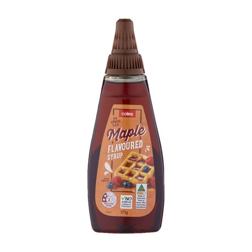 호주 콜스 메이플맛 시럽 375g Coles Maple Flavoured Syrup, 1개
