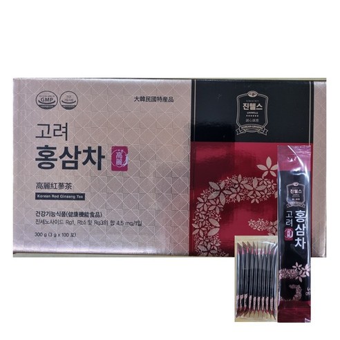 식약처인증 일화 홍삼차 홍삼차과립 분말 물에녹여먹는 국내산 홍삼차선물세트 진세노사이드 3gx100포x3박스 - 홍삼차 | 쿠팡