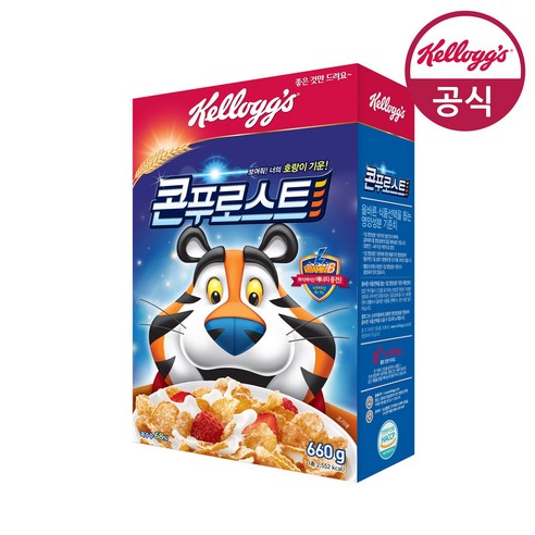 켈로그 시리얼 콘푸로스트 660g, 1개