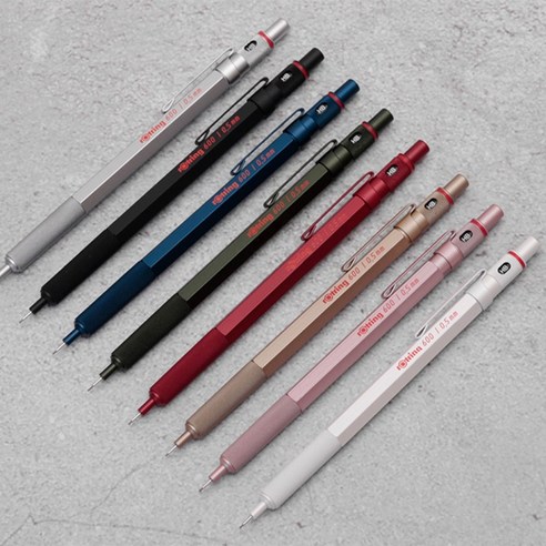 [ 가성비 ] 로트링 600 컬러샤프 0.5mm 고급 제도용 필기구 new, 블루 0.5mm