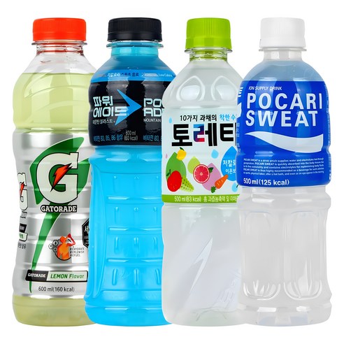 토레타500ml &게토레이600ml &파워에이드600ml &포카리스웨트500ml x각5개(총20개)///, 50ml, 1세트