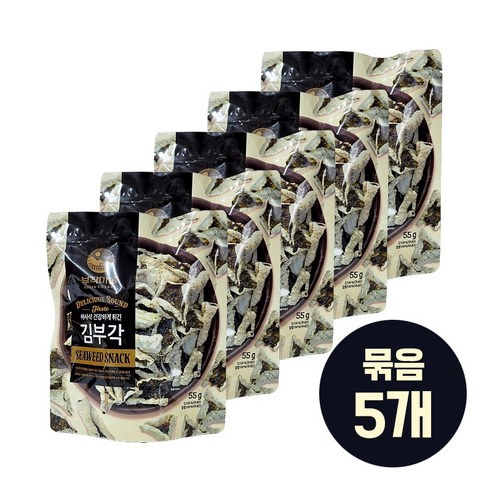 부각마을 김부각 55g 국내산 찹쌀 김부각 묶음5개