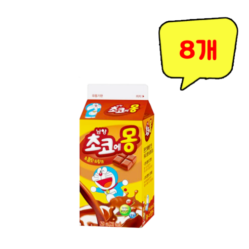 남양 초코에몽 250ml x 6입, 6개 부산도라에몽 Best Top5