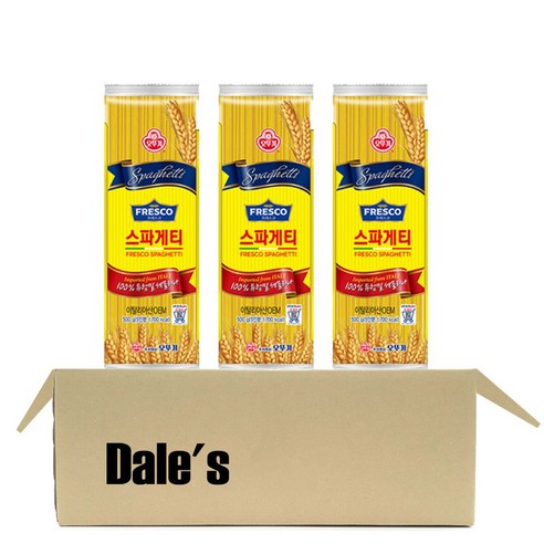 데일즈기획 오뚜기 프레스코 스파게티, 500g, 3개