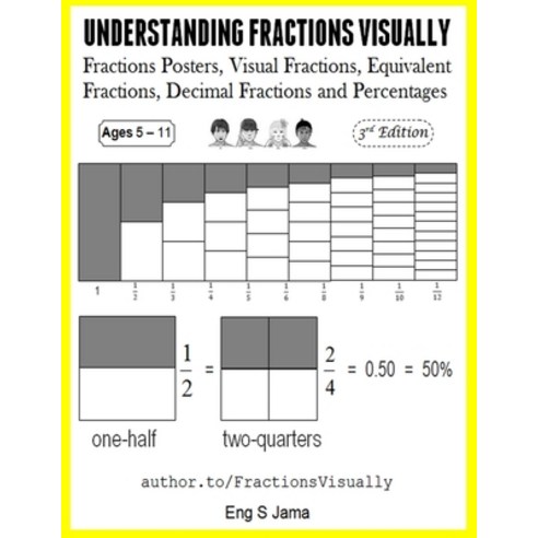 Understanding Fractions Visually: Fractions Posters Visual Fractions Equivalent Fractions Decimal... Paperback, Createspace Independent Publishing Platform