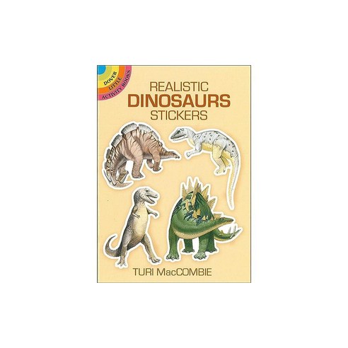 Realistic Dinosaurs Stickers Dover Little Activity Books