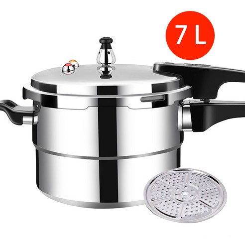 Fowod 3중압력솥 5분 바로 밥 누룽지 3L~7L용량 인덕션 가스레인지 다용도, 7L, 1개