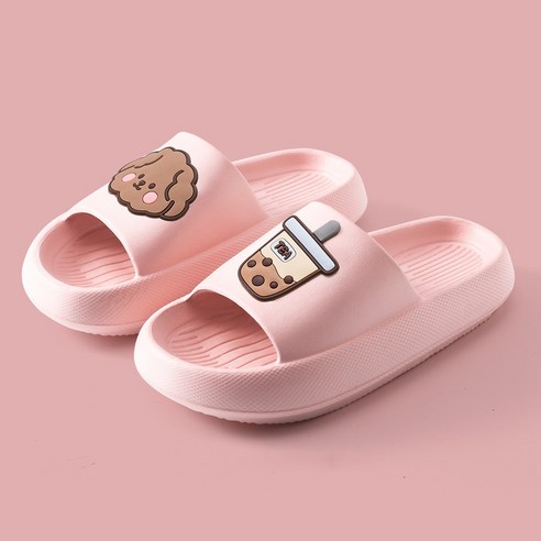 곰돌이샵 푹신푹신 브라우니 EVA 쿠션 슬리퍼 발편한 실내화 임산부 산후조리원 사무실 슬리퍼