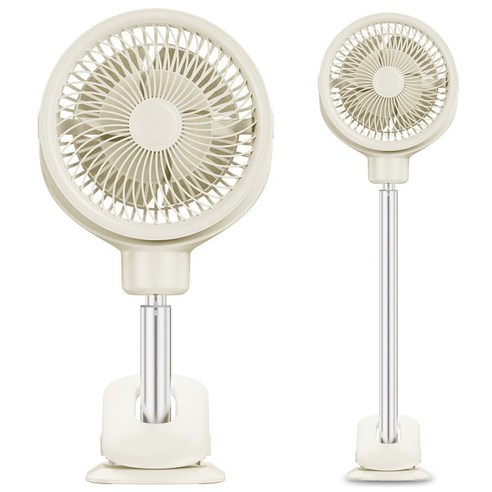 씽크라이프 무소음 미니 회전 탁상용 선풍기, 집게형 클립 선풍기 H타입
