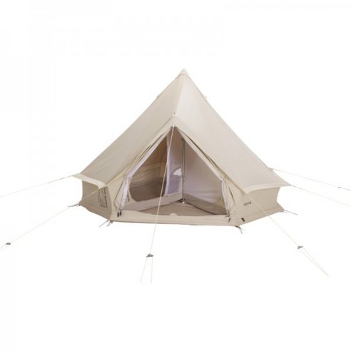 작고 클래식한 벨텐트, 모기장과 창문이 있는 텐트, 북유럽 인 제조사
