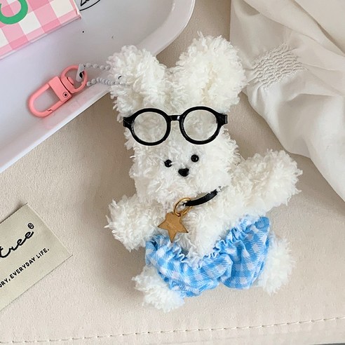 떨샵 모루인형 DIY 만들기 키링 인형만들기 재료 옷입히기 모루키링 2번, 1개
