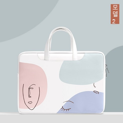 YJQ Macbook Air Pro 13.3 14 15 Xiaomi 슬리브 15.6 노트북 가방 HP 비즈니스 여성 핸드백 서류 가방, {"크기":"12inch"}, MODEL 2