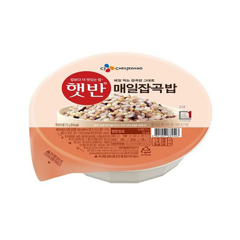 햇반 매일잡곡밥, 210g, 48개
